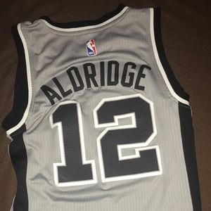 Men’s Adidas Spurs LaMarcus Aldridge Jersey